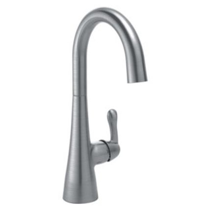 Transitional Style Single Handle Bar or Prep Faucet