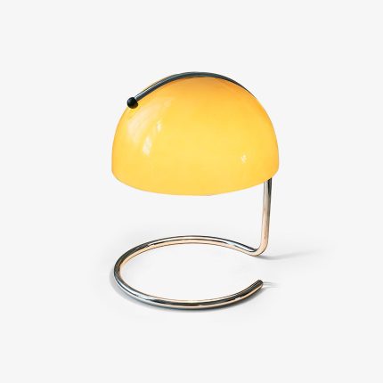 Chrome Cantilever Mushroom Lamp